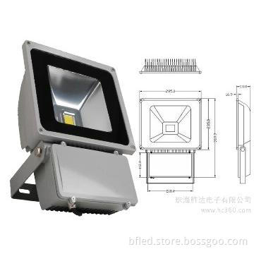 Wall body decorative 80w led flood light with meanwell driver and brid